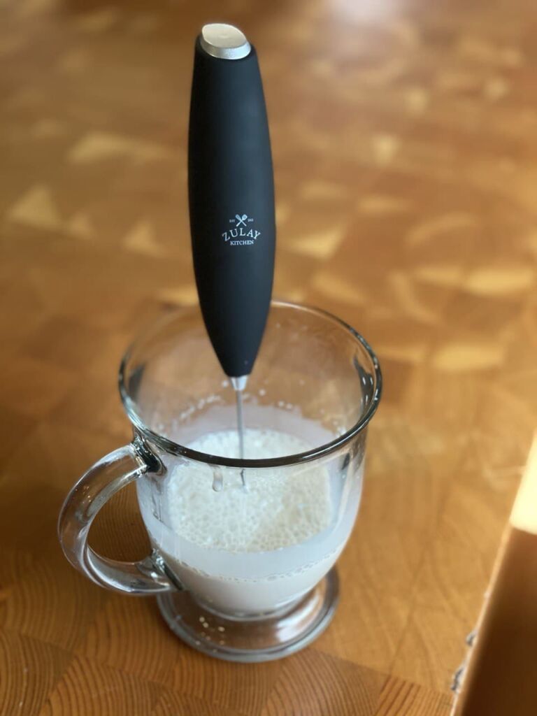Plant-based Milk Frother for your Tea Latte