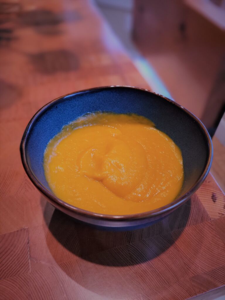 Crockpot Sweet Potato & Carrot Soup